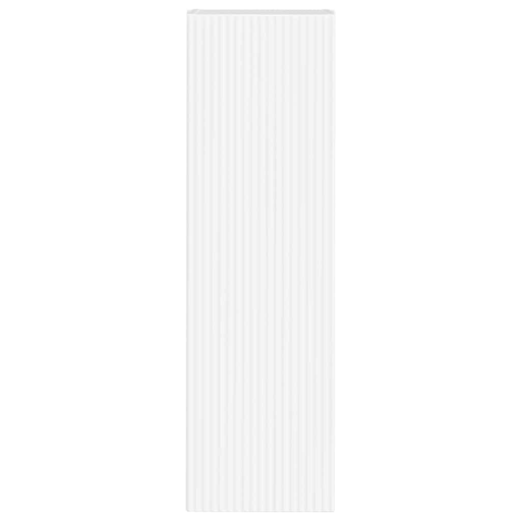 TV vægskab 2 pcs Hvid 30 x 31 x 100 cm Konstrueret træ