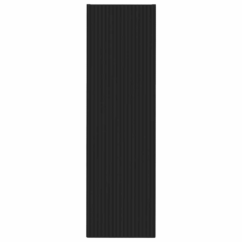 TV vægskab 2 pcs Sort 30 x 31 x 100 cm Konstrueret træ