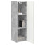 TV vægskab Vægmonteret Beton 30 x 31 x 100 cm Konstrueret træ