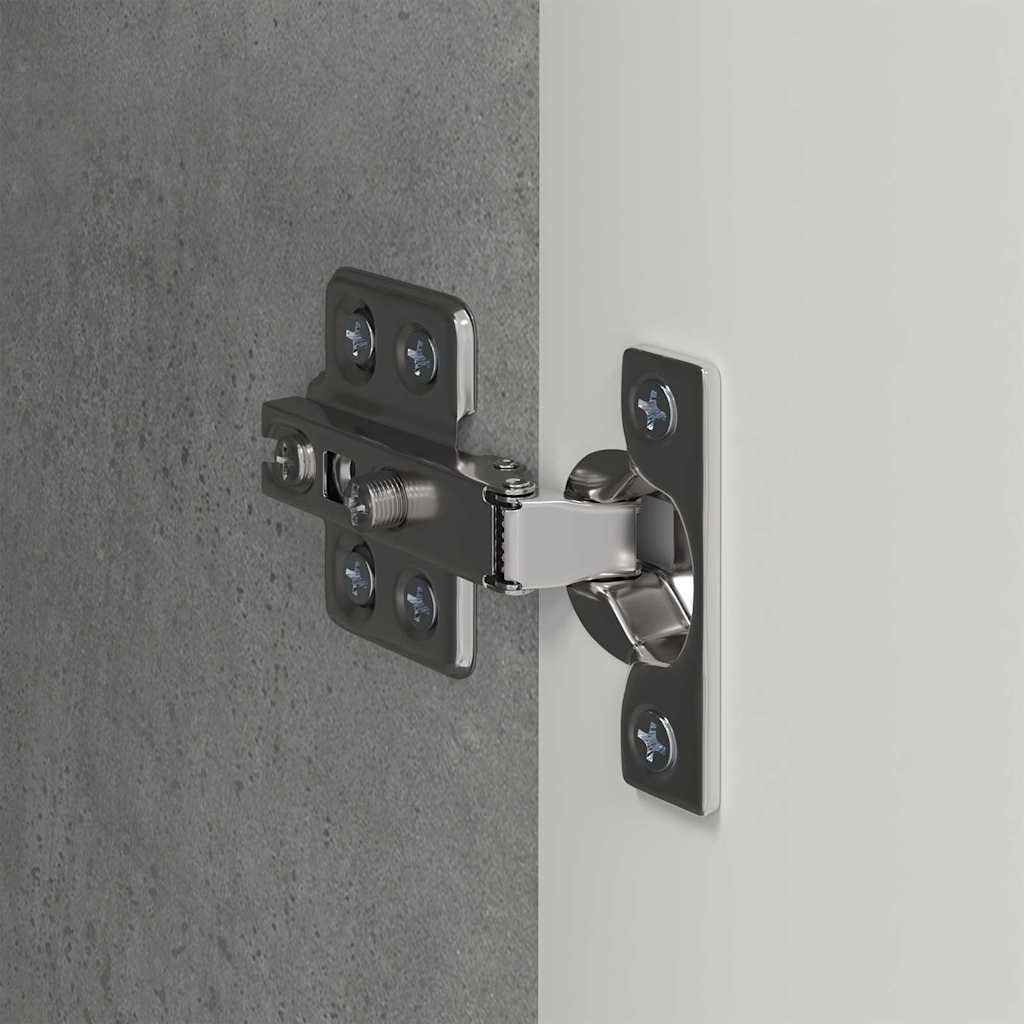 TV vægskab 2 pcs Beton 30 x 31 x 100 cm Konstrueret træ