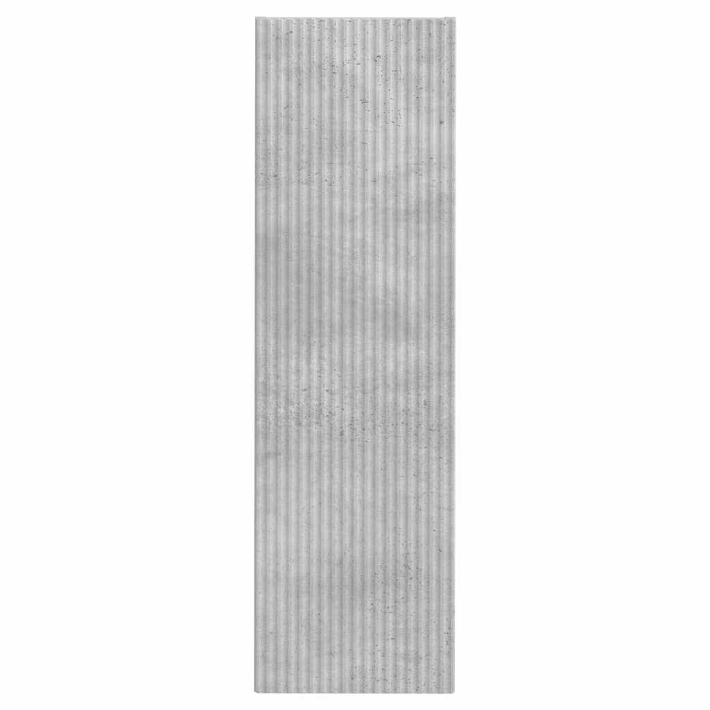 TV vægskab 2 pcs Beton 30 x 31 x 100 cm Konstrueret træ
