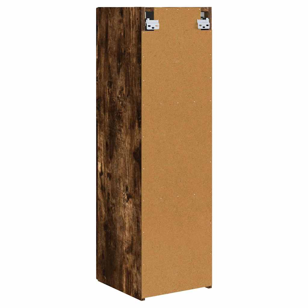 TV vægskab Røget eg 30 x 31 x 100 cm Konstrueret træ