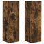 TV vægskab 2 pcs Røget eg 30 x 31 x 100 cm Konstrueret træ