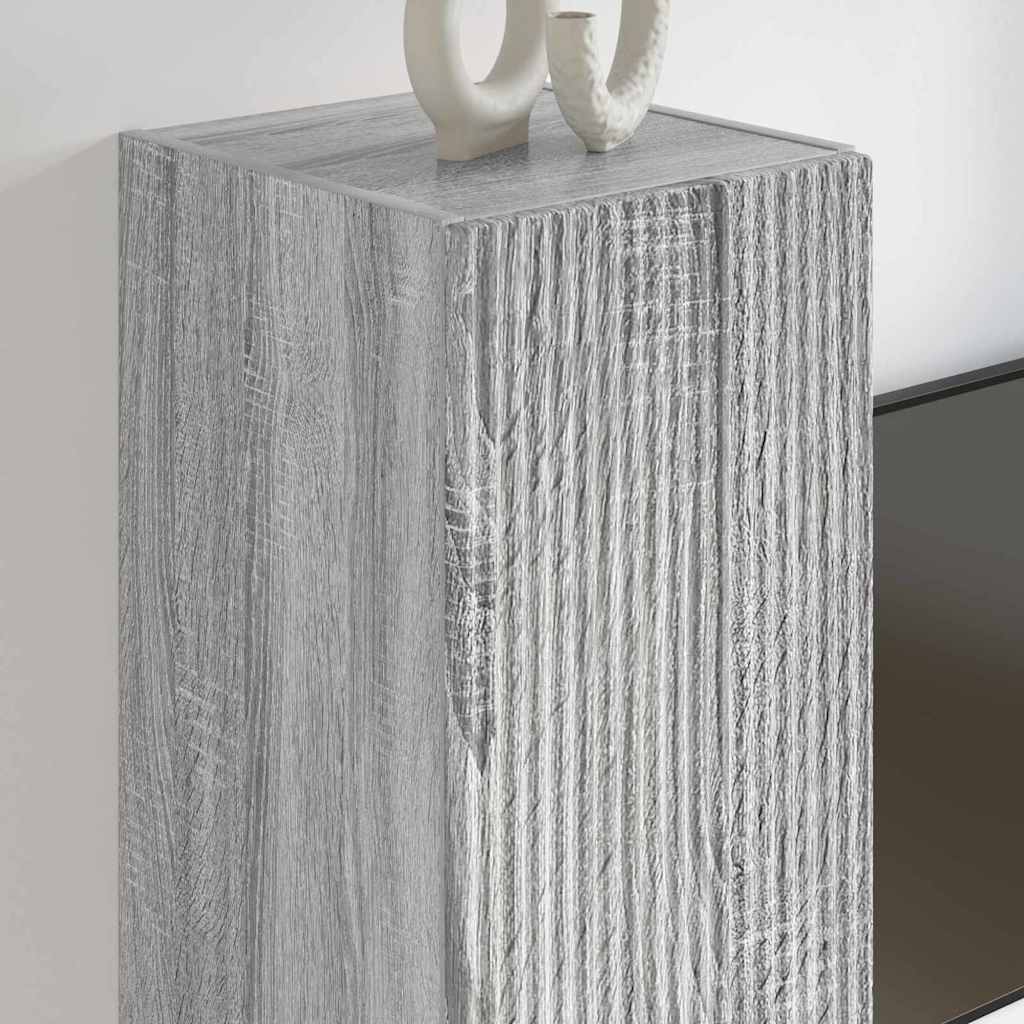 TV vægskab Grå Sonoma 30 x 31 x 100 cm Konstrueret træ