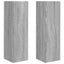 TV vægskab 2 pcs Grå Sonoma 30 x 31 x 100 cm Konstrueret træ