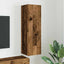 TV vægskab Gammelt træ 30 x 31 x 100 cm Konstrueret træ