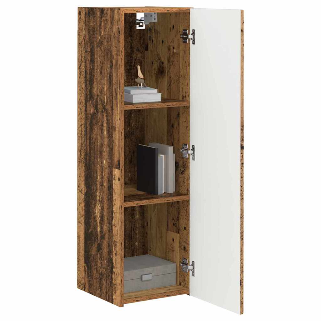 TV vægskab Gammelt træ 30 x 31 x 100 cm Konstrueret træ