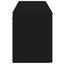 TV vægskab 2 pcs Sort 59,5 x 31 x 40 cm Konstrueret træ