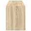 TV vægskab 2 pcs Sonoma eg 59,5 x 31 x 40 cm Konstrueret træ