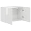 TV vægskab Høj gloss hvid 59,5 x 31 x 40 cm Konstrueret træ