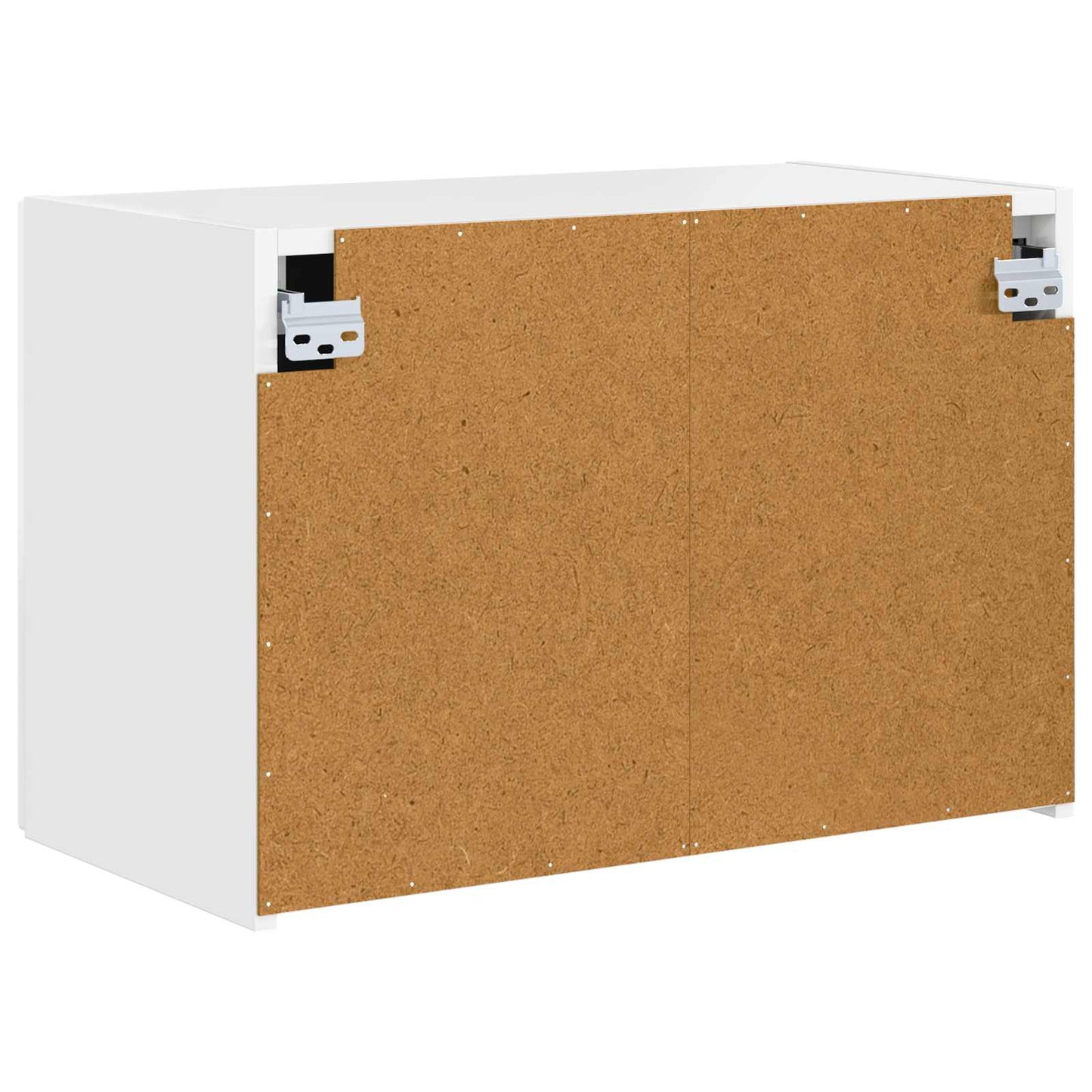 TV vægskab Høj gloss hvid 59,5 x 31 x 40 cm Konstrueret træ