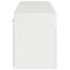 TV vægskab Vægmonteret 2 pcs Høj gloss hvid 59,5 x 31 x 40 cm