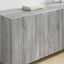 TV vægskab 2 pcs Grå Sonoma 59,5 x 31 x 40 cm Konstrueret træ
