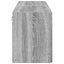TV vægskab 2 pcs Grå Sonoma 59,5 x 31 x 40 cm Konstrueret træ
