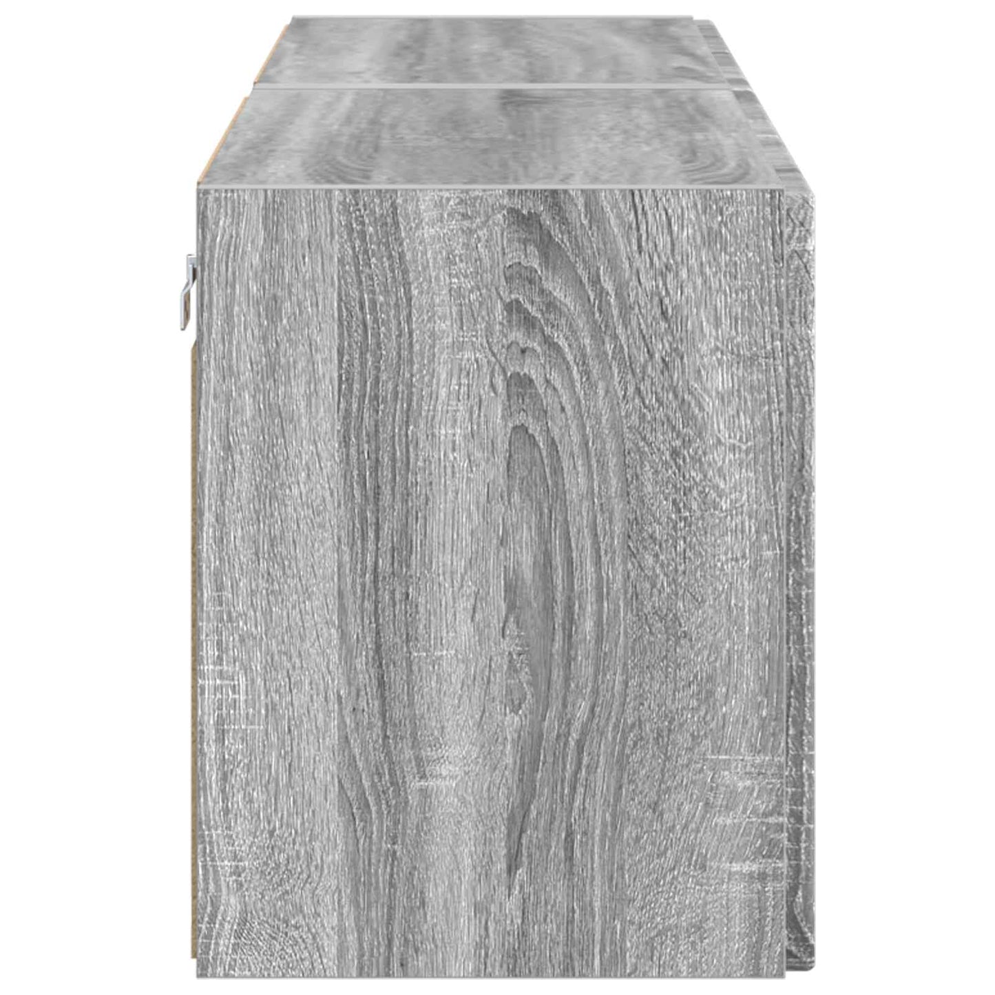 TV vægskab 2 pcs Grå Sonoma 59,5 x 31 x 40 cm Konstrueret træ