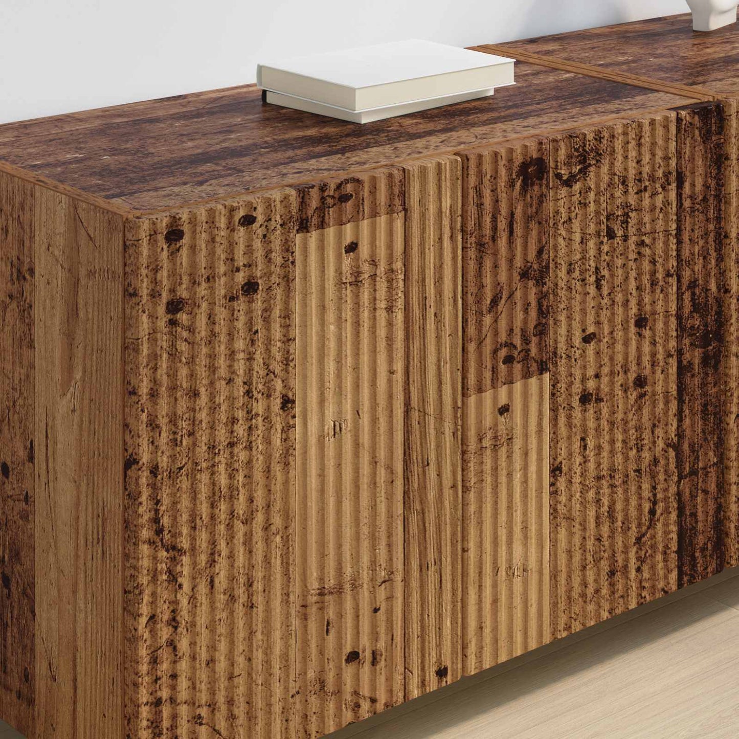 TV vægskab Gammelt træ 59,5 x 31 x 40 cm Konstrueret træ