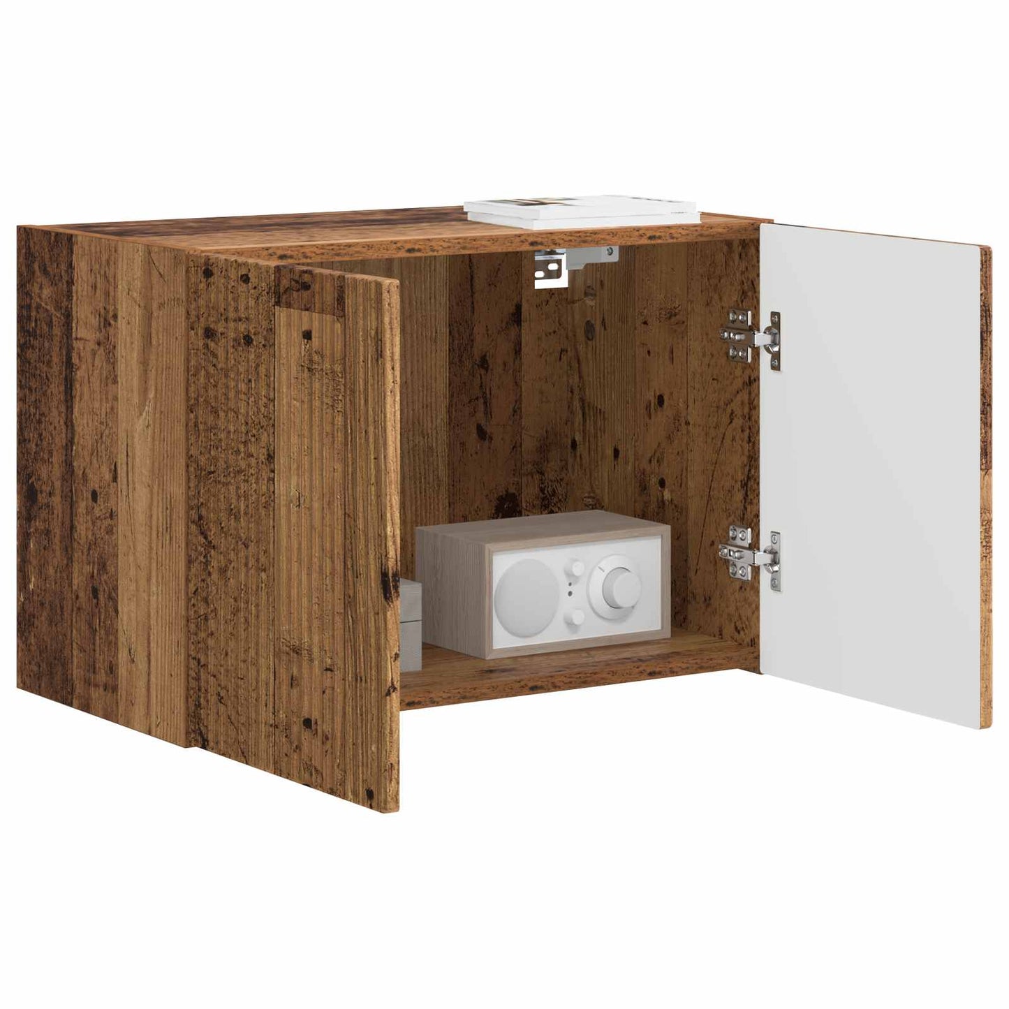 TV vægskab Gammelt træ 59,5 x 31 x 40 cm Konstrueret træ