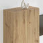 TV vægskab Vægmonteret Hvid 59,5 x 31 x 60 cm Konstrueret træ