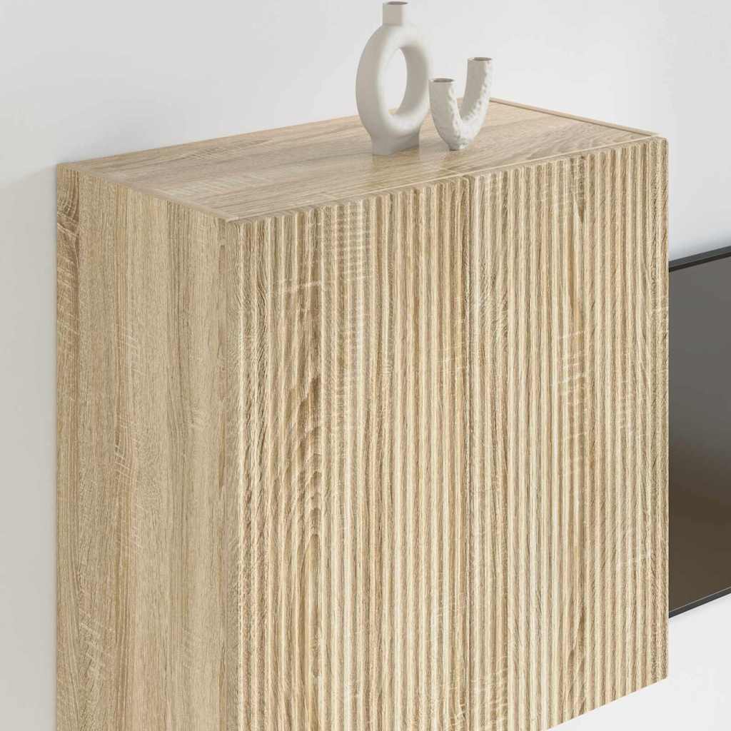 TV vægskab Sonoma eg 59,5 x 31 x 60 cm Konstrueret træ
