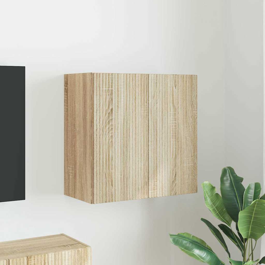 TV vægskab Sonoma eg 59,5 x 31 x 60 cm Konstrueret træ