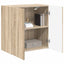 TV vægskab Sonoma eg 59,5 x 31 x 60 cm Konstrueret træ
