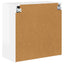 TV vægskab Høj gloss hvid 59,5 x 31 x 60 cm Konstrueret træ