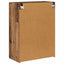 TV vægskab Gammelt træ 59,5 x 31 x 80 cm Konstrueret træ