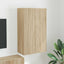 TV vægskab Sonoma eg 59,5 x 31 x 100 cm Konstrueret træ