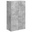 TV vægskab Beton Grå 59,5 x 31 x 100 cm Konstrueret træ