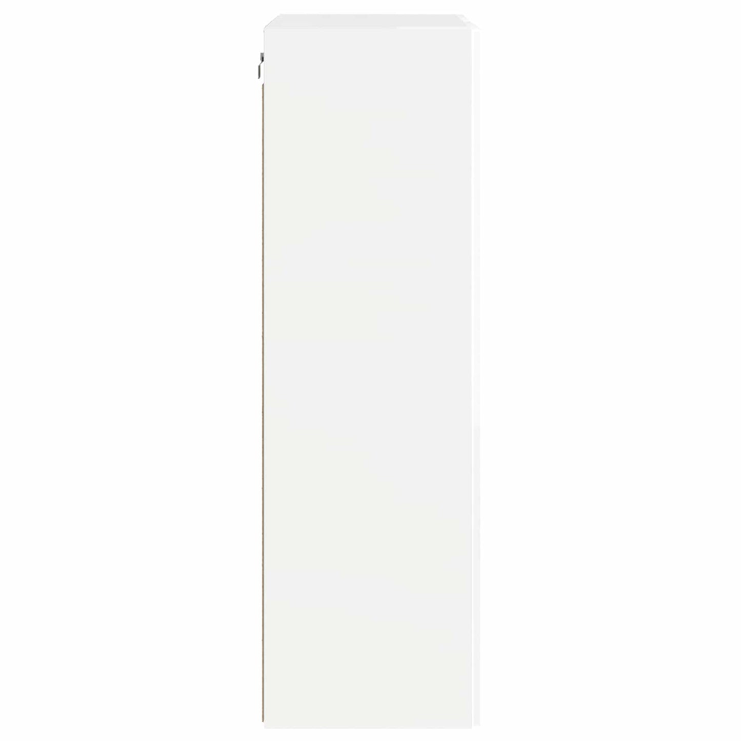 TV vægskab Høj gloss hvid 59,5 x 31 x 100 cm Konstrueret træ