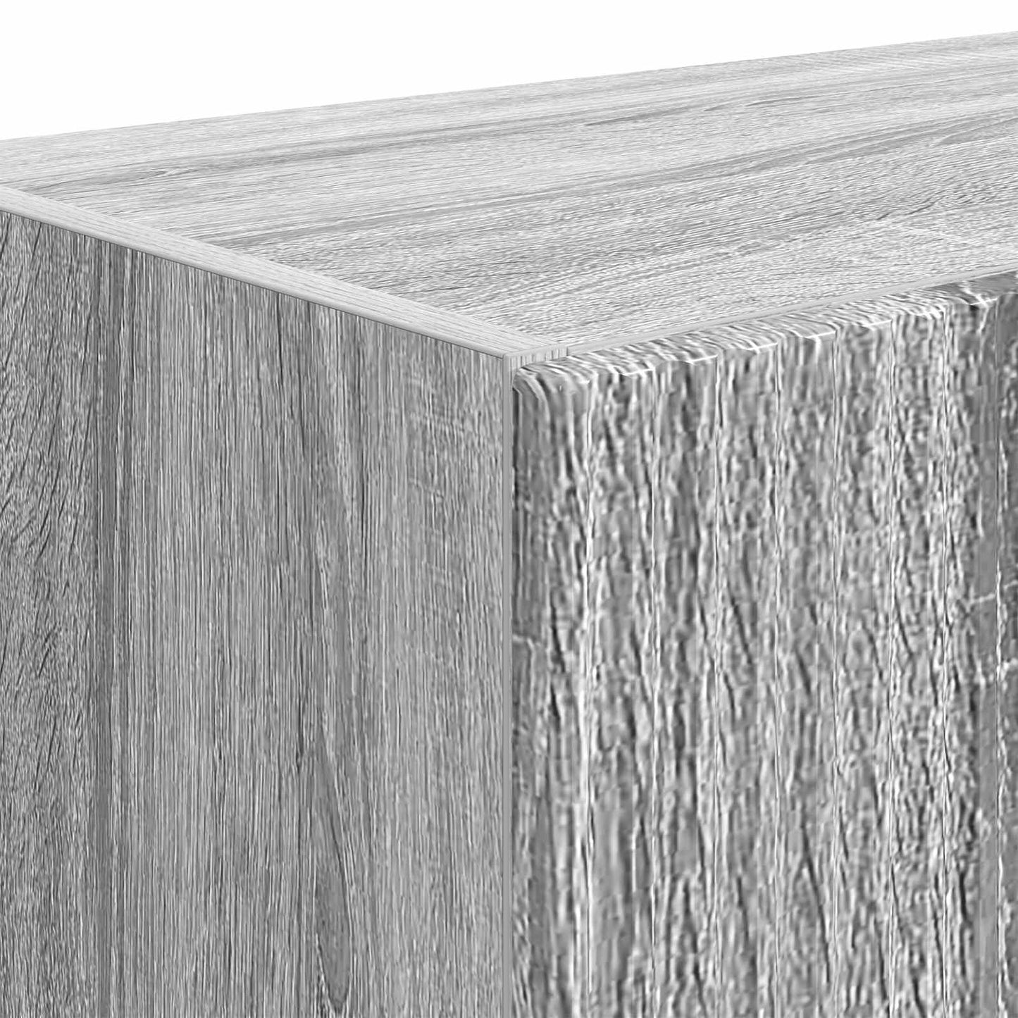 TV vægskab Grå Sonoma 59,5 x 31 x 100 cm Konstrueret træ