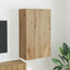 TV vægskab Artisan Egetræ 59,5 x 31 x 100 cm Konstrueret træ