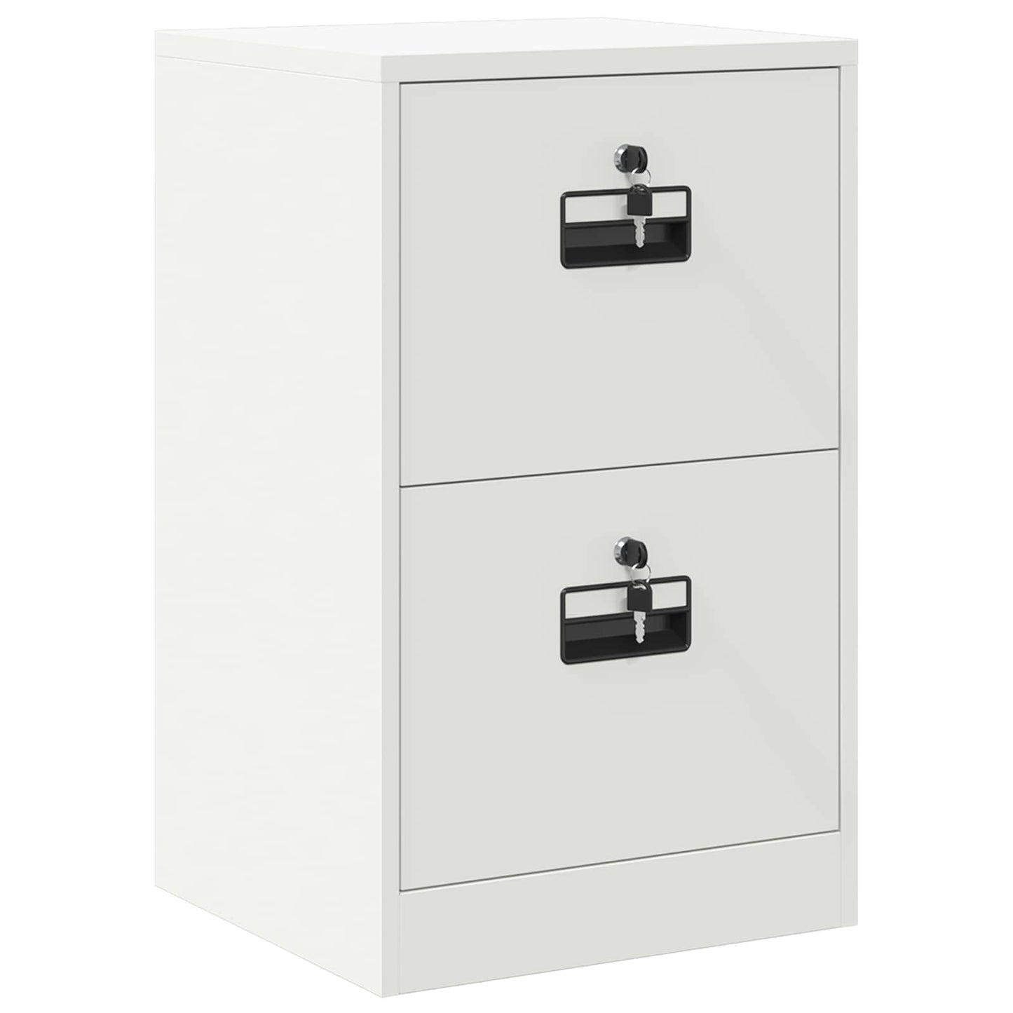 Fil kabinett med hylde Hvid 45,5 x 42 x 74,5 cm Koldvalset Stål