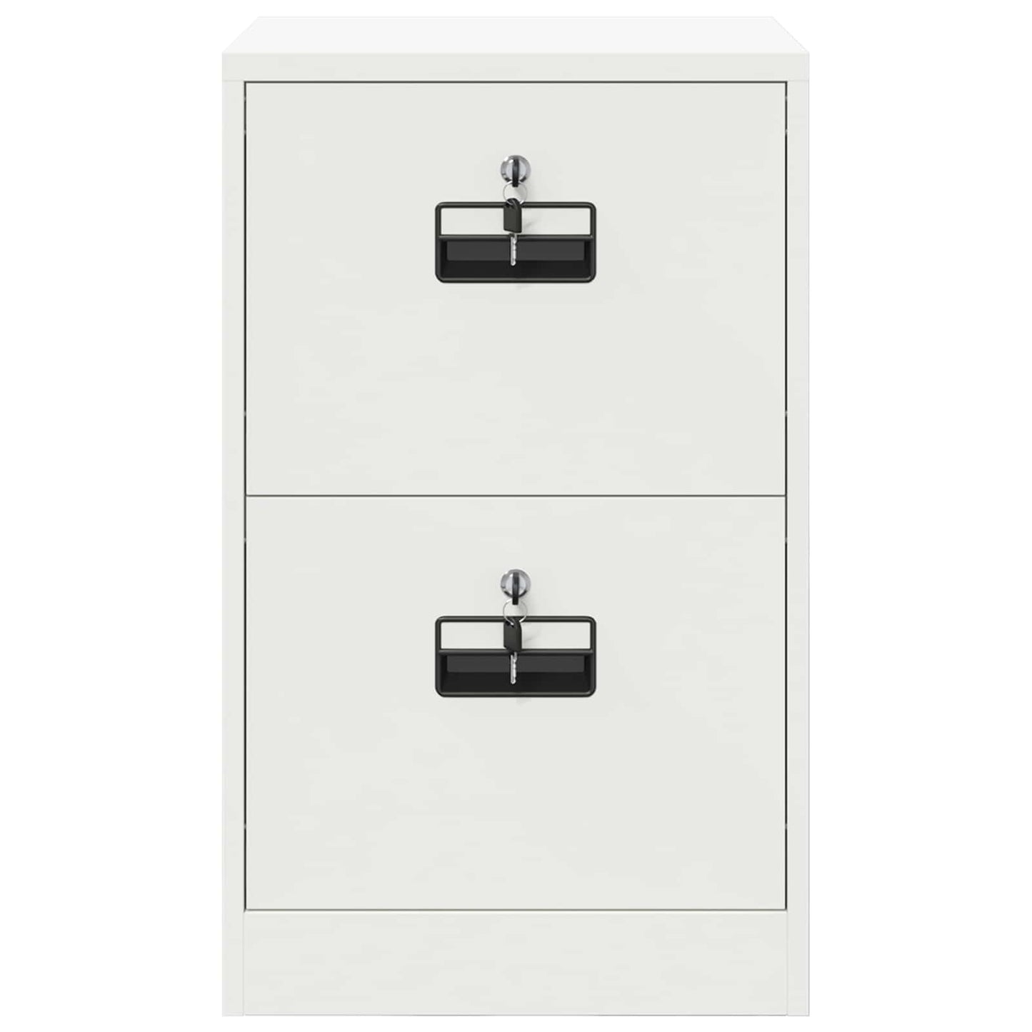 Fil kabinett med hylde Hvid 45,5 x 42 x 74,5 cm Koldvalset Stål