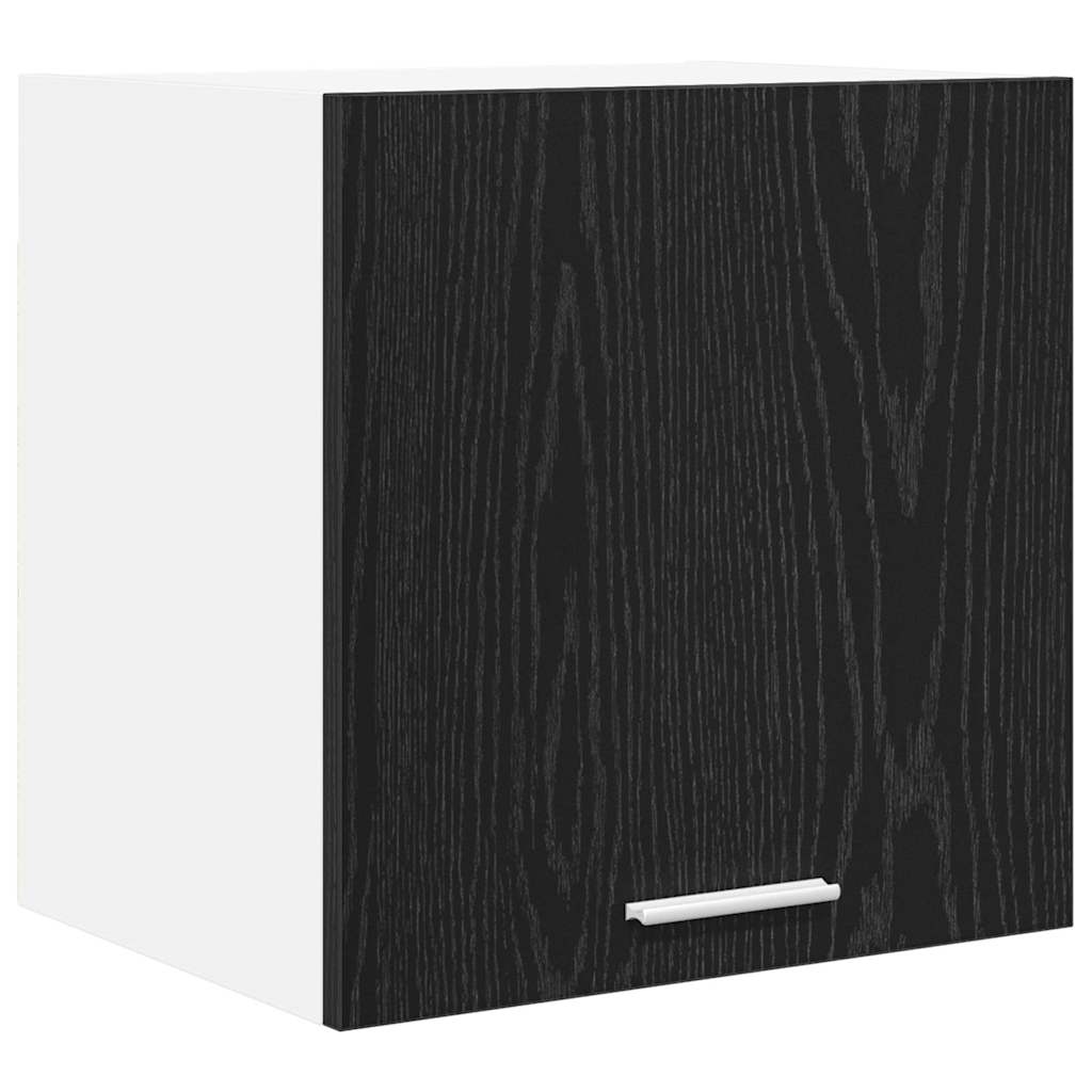 Hængeskab Sort Eg og Hvid 40 x 31 x 40 cm Konstrueret træ