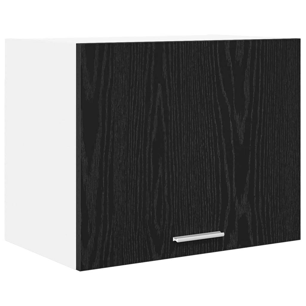 Hængeskab Sort Eg og Hvid 50 x 31 x 40 cm Konstrueret træ