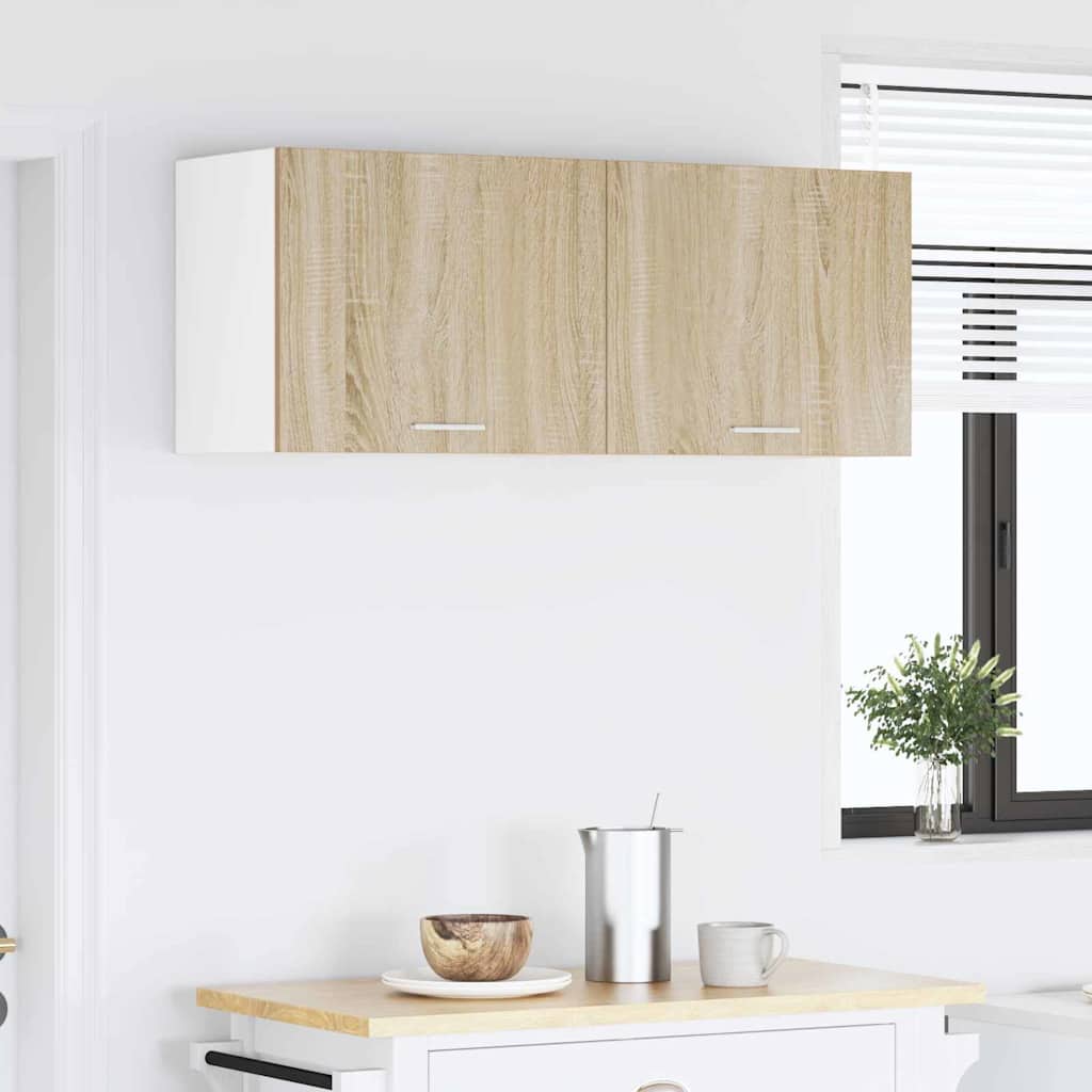 Hængeskab Sonoma Eg og Hvid 50 x 31 x 40 cm Konstrueret træ