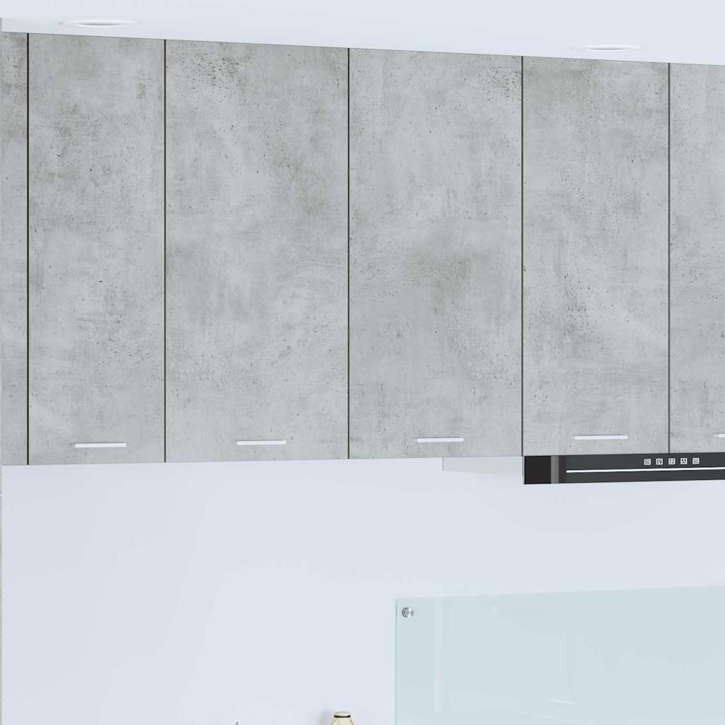 Hængeskab Beton Grå 80 x 31 x 80 cm Konstrueret træ