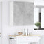Hængeskab Beton Grå 80 x 31 x 80 cm Konstrueret træ