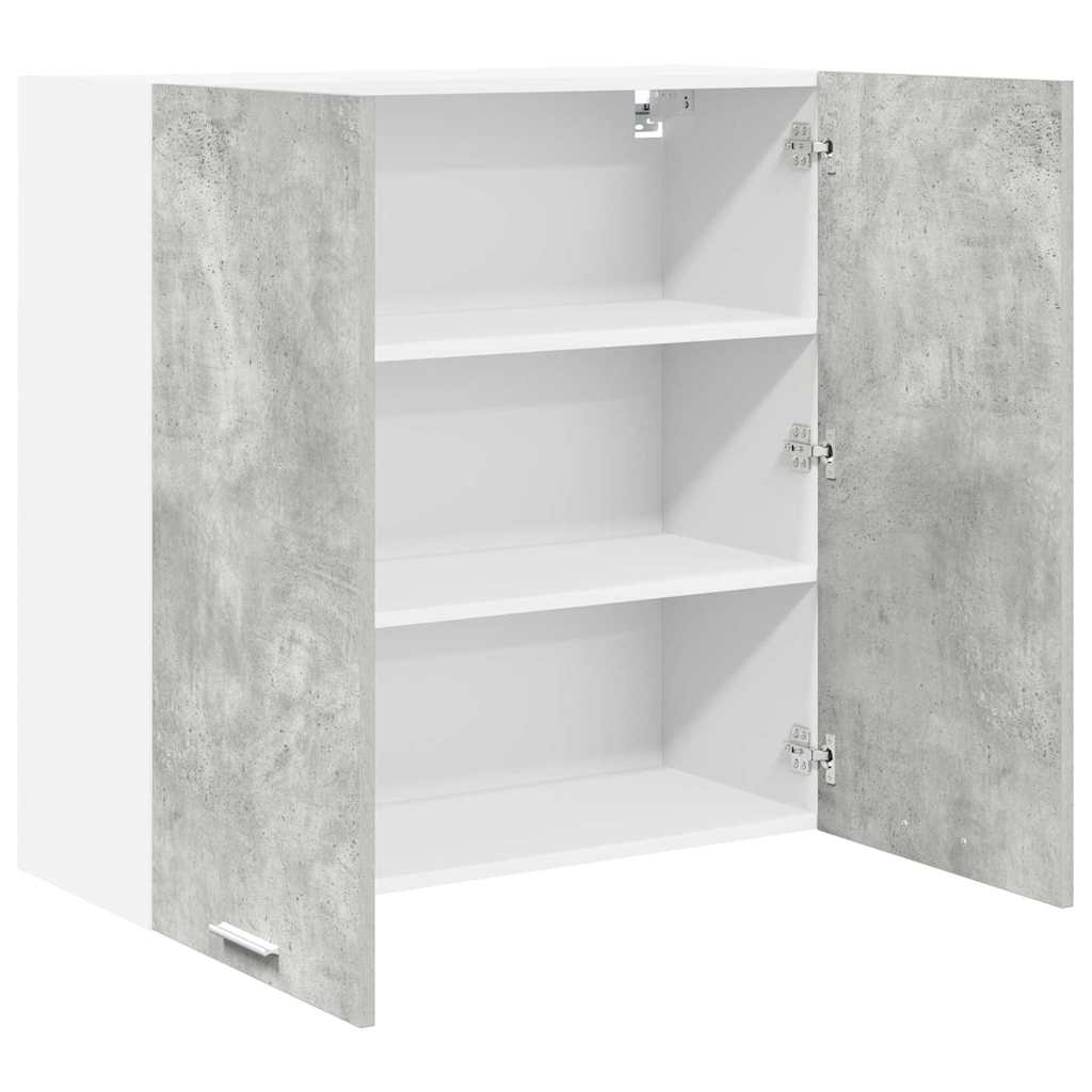 Hængeskab Beton Grå 80 x 31 x 80 cm Konstrueret træ