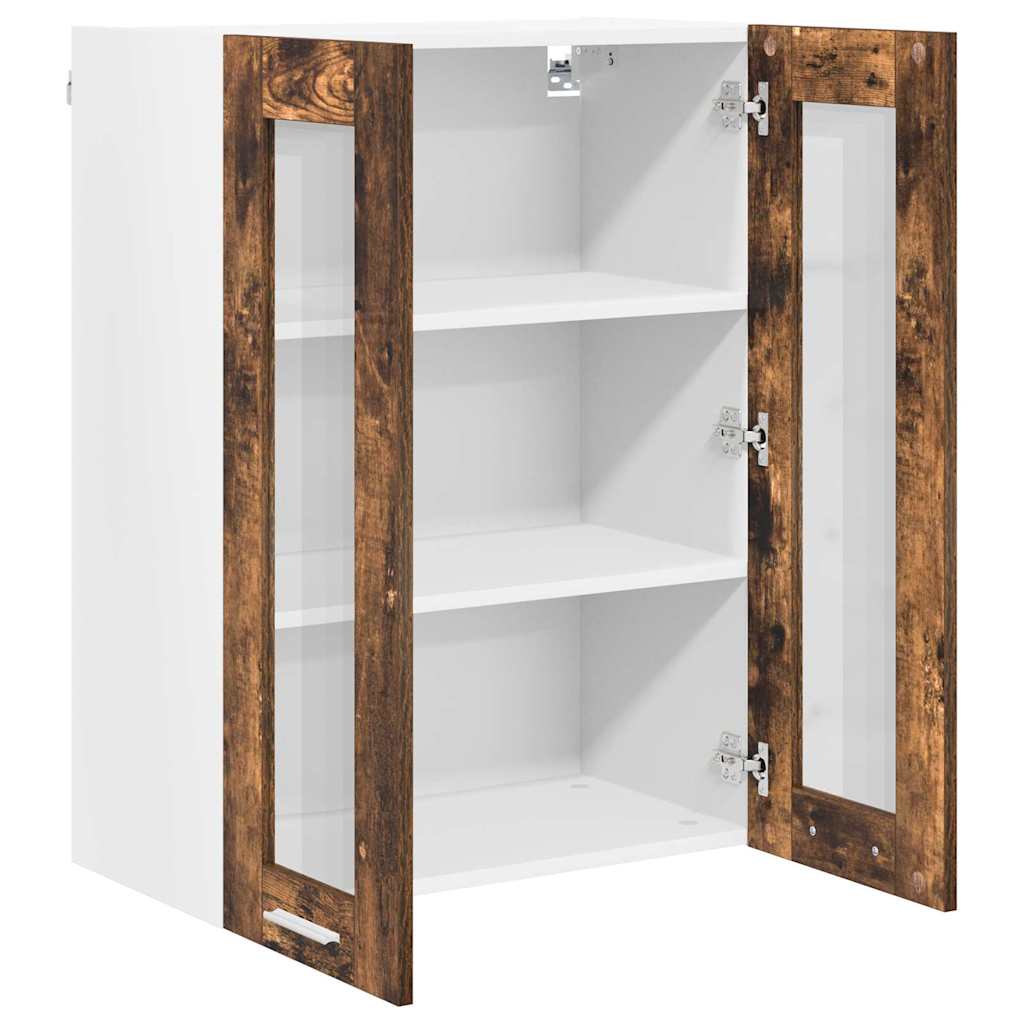 Hængeskab Røget eg 60 x 31 x 80 cm Konstrueret træ