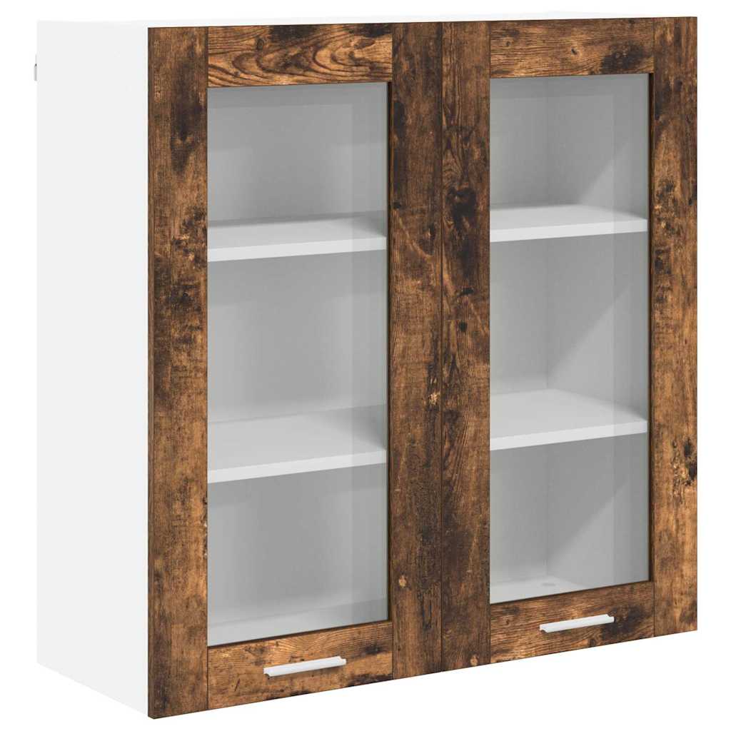 Hængeskab Røget eg 80 x 31 x 80 cm Konstrueret træ