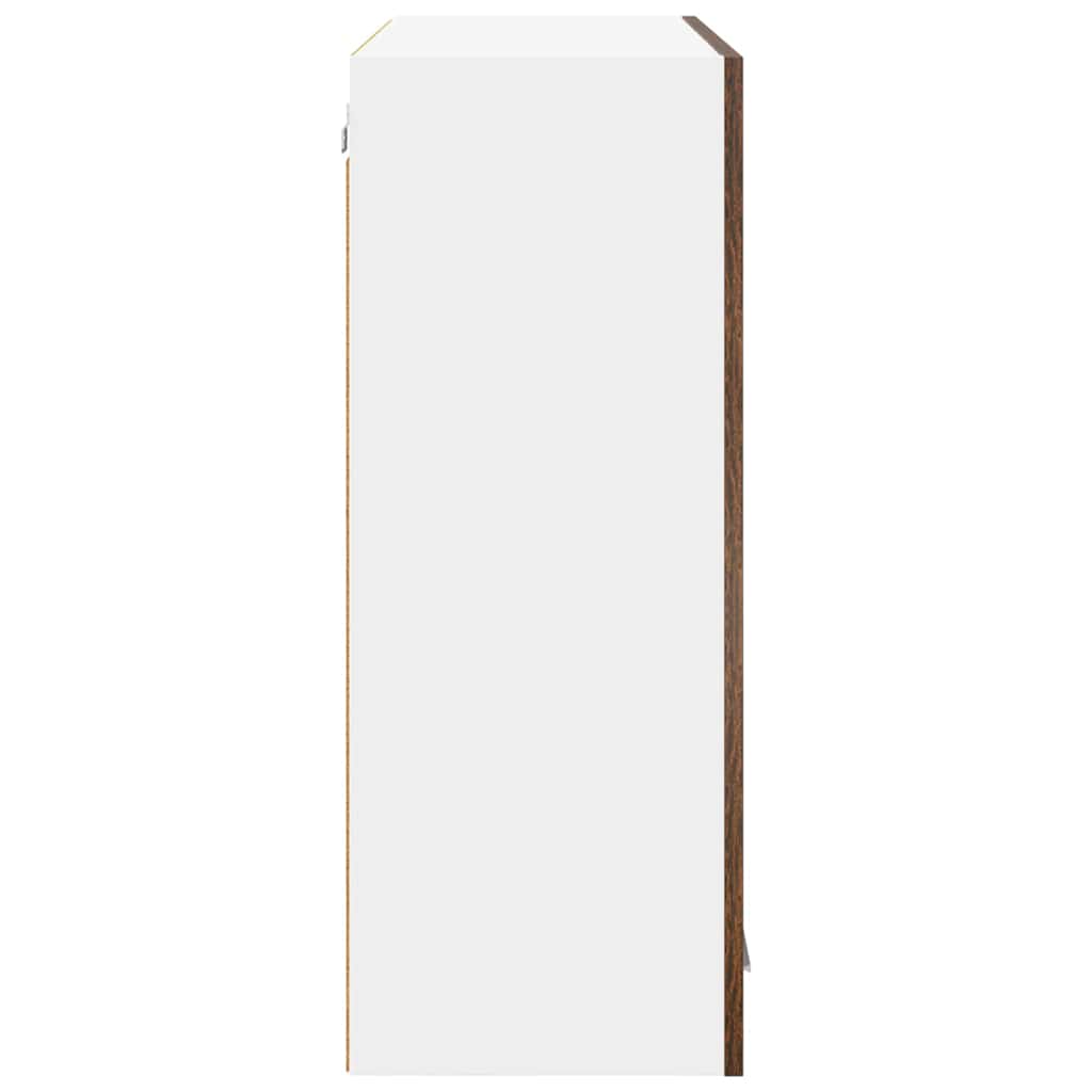 Hængeskab Røget eg 80 x 31 x 80 cm Konstrueret træ