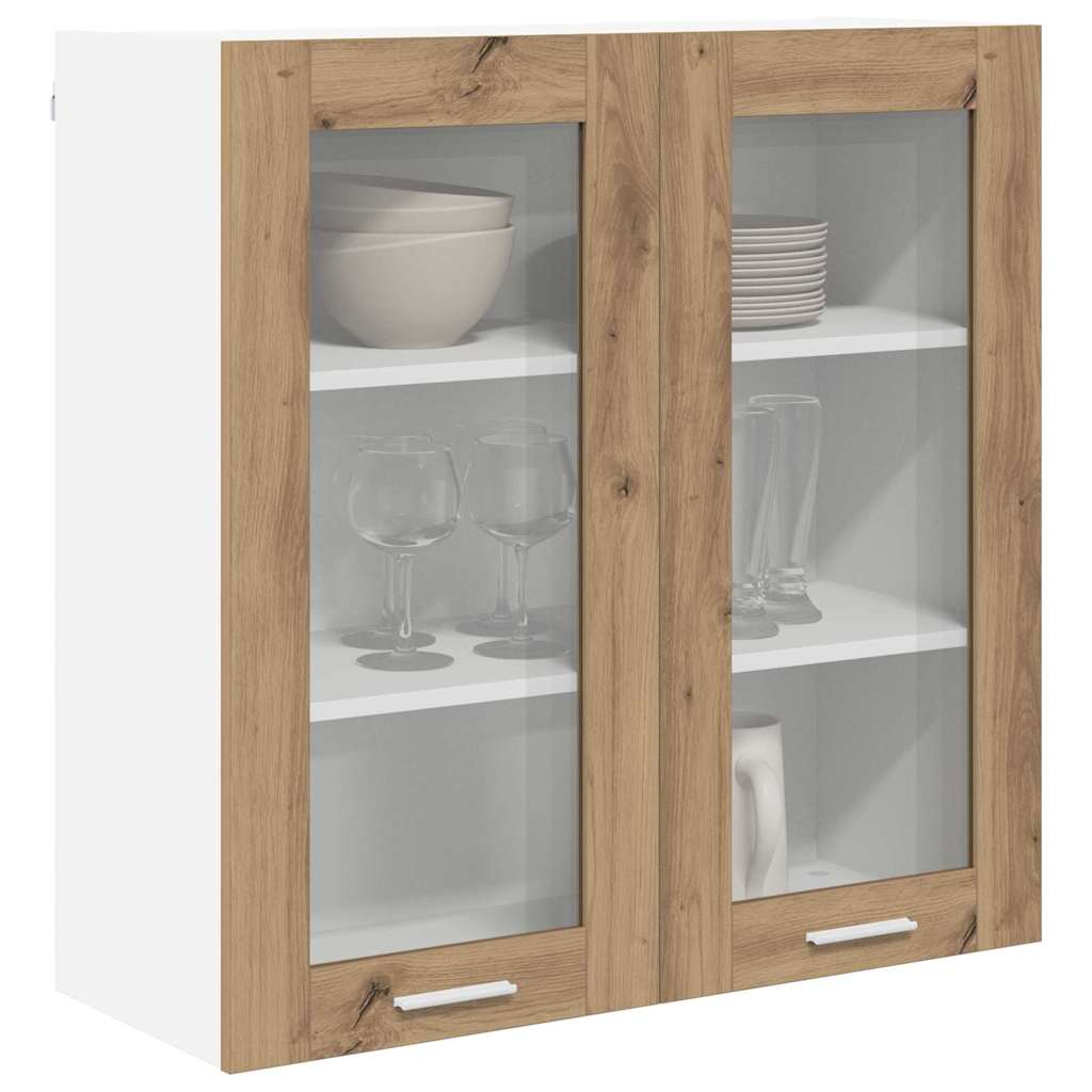 Hængeskab Artisan Egetræ 80 x 31 x 80 cm Konstrueret træ