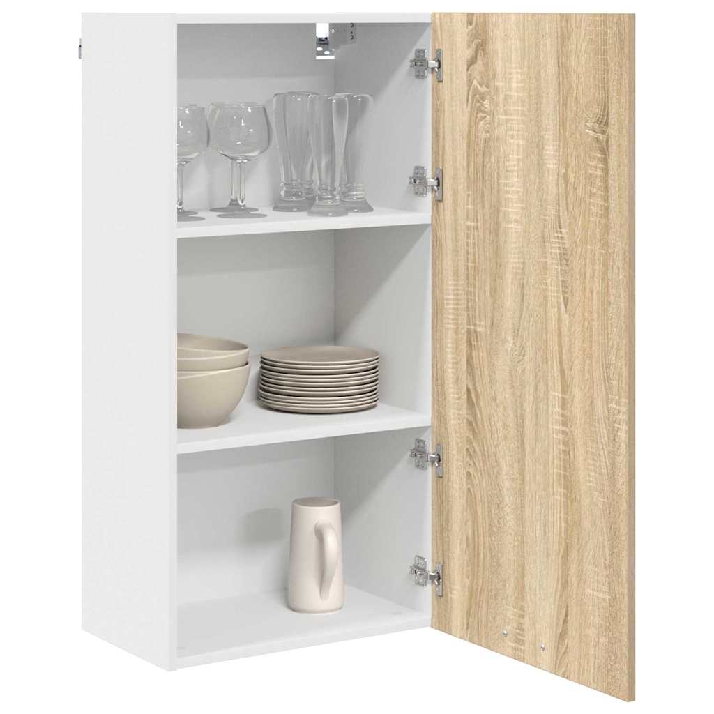 Hængeskab Sonoma Eg og Hvid 50 x 31 x 100 cm Konstrueret træ