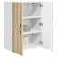Panel til opvaskemaskine Kalmar Sonoma eg 60 x 31 x 80 cm