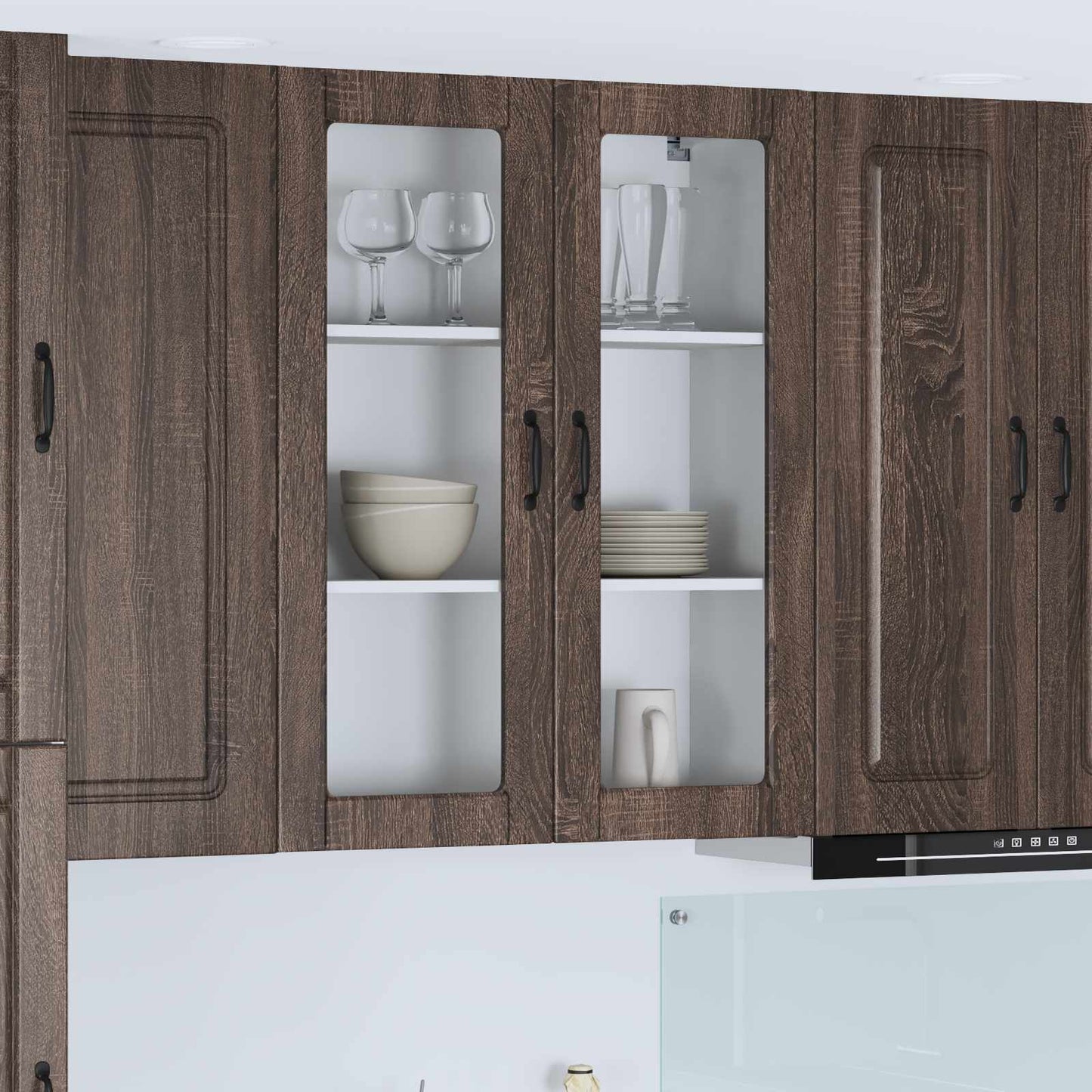 Panel til opvaskemaskine Kalmar Brun eg 80 x 31 x 100 cm