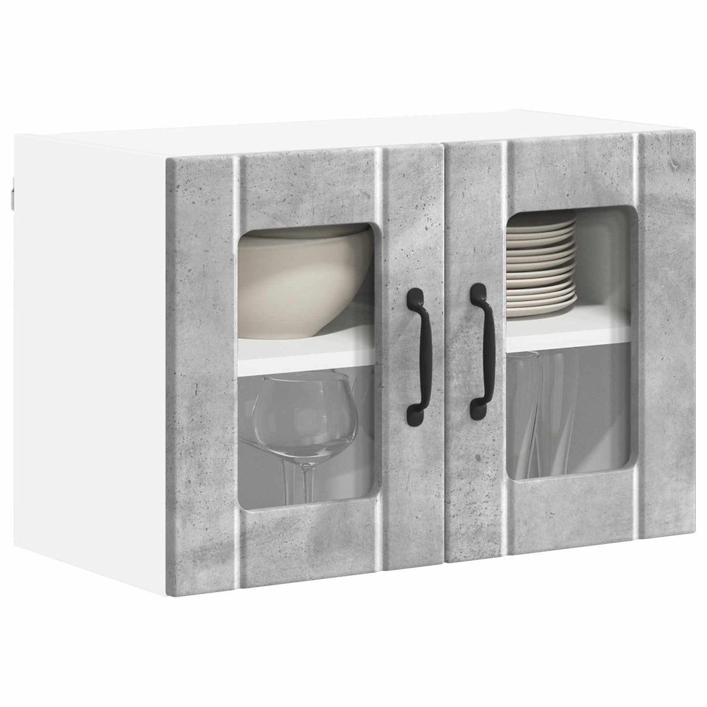 Væglågskab LUCCA Betongrå 60 x 31 x 40 cm Konstrueret træ