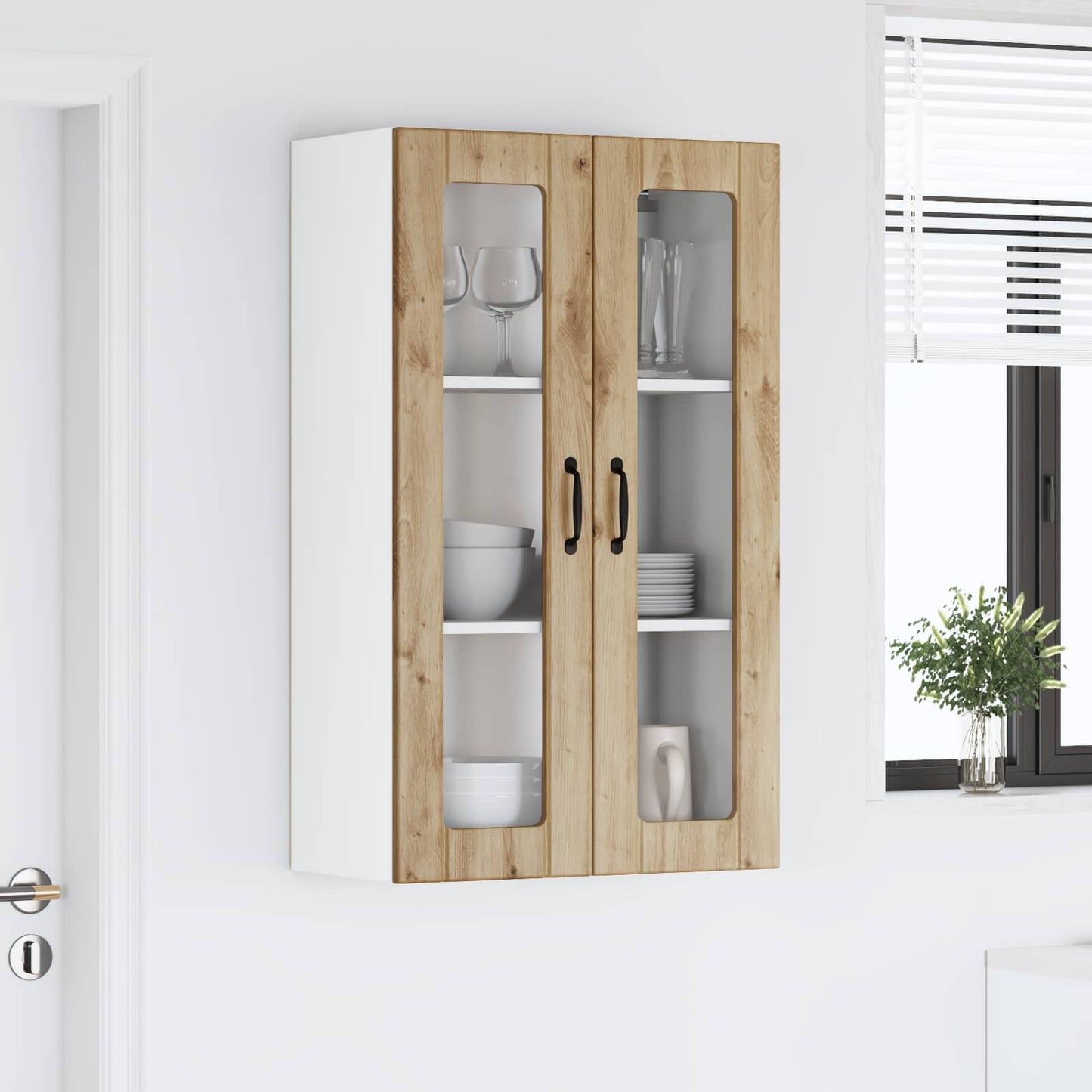 Væglågskab LUCCA Artisan-eg 60 x 31 x 100 cm Konstrueret træ