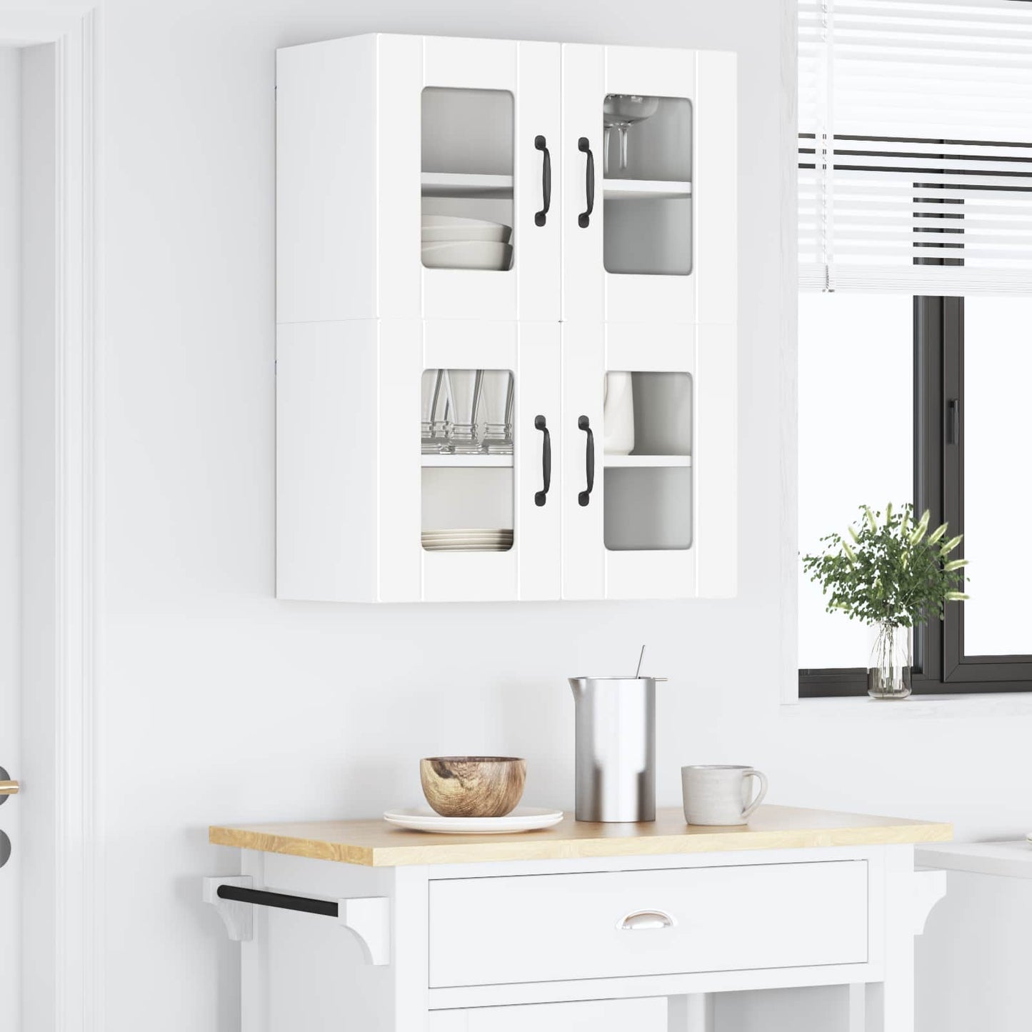 Væglågskab PORTO Hvid 60 x 31 x 40 cm Konstrueret træ